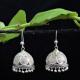 Petal Medial Silver Filigree Jhumki